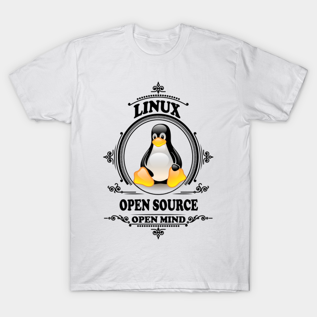 Linux open source open mind linux t shirt teepublic